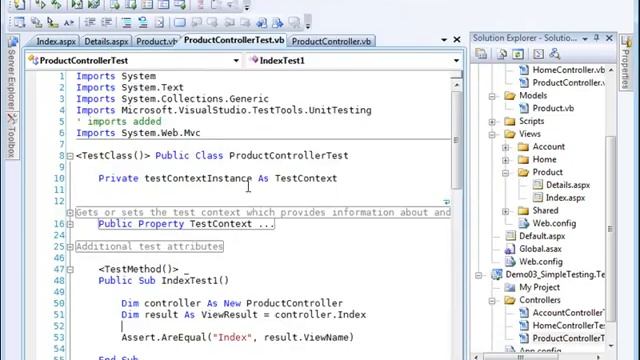 MVC TUTORIAL PART 10 : Creating Unit Tests смотреть онлайн
