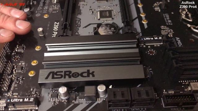 ? Материнская плата AsRock Z390 Pro4 распаковка , комплектация , мини обзор смотреть онлайн