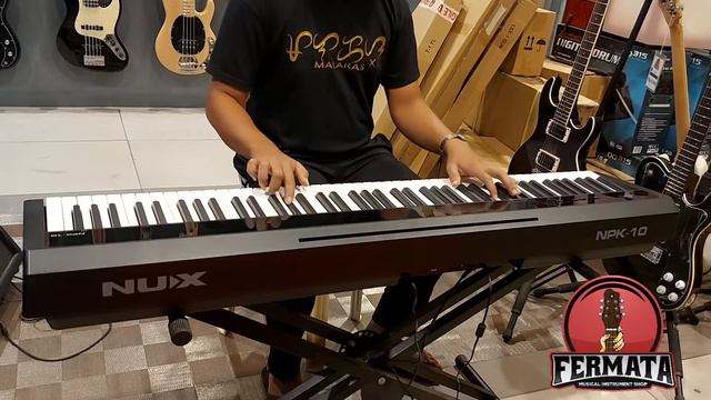 Nux Npx-10 digital piano 88weighted keys Sound Demo смотреть онлайн