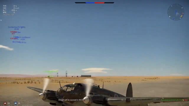 War Thunder He 111 H3 Realistic Battle смотреть онлайн