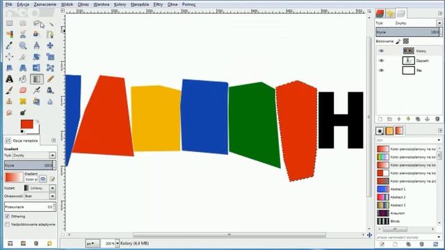 GIMP Tutorial [PL] - Logo Google смотреть онлайн