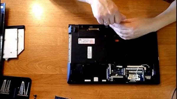 Разборка и чистка / Disassembling and Cleaning Acer V3-551 V3-571 V3-531 V3-551G V3-571G V3-531G