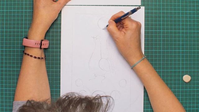 Мастер-класс/Художественная студия/Работа с деревом/ Составление эскиза с элементами птиц и цветов смотреть онлайн