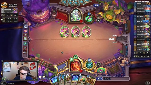 BIGGER Minions are ALWAYS Better!!! - Big Secret Hunter - Hearthstone Alterac смотреть онлайн