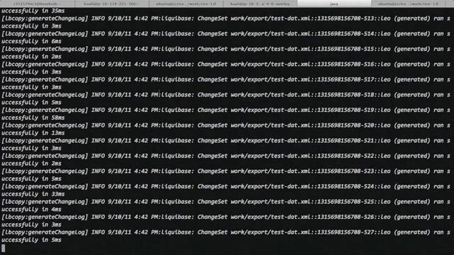 Liquibase Database Export смотреть онлайн