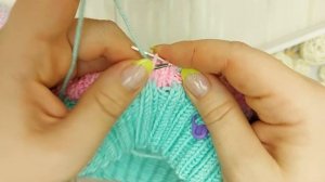 Шапка для девочки. Весенняя шапочка. Подробный мастер класс.