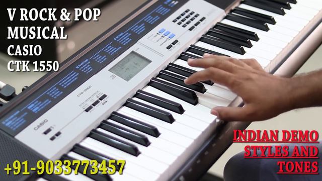 CASIO CTK 1550 INDIAN DEMO STYLES TONES