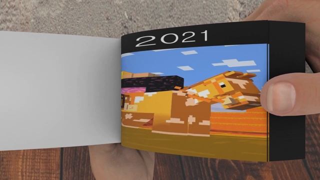 Evolution of Skeleton Horse - Minecraft Flipbook смотреть онлайн