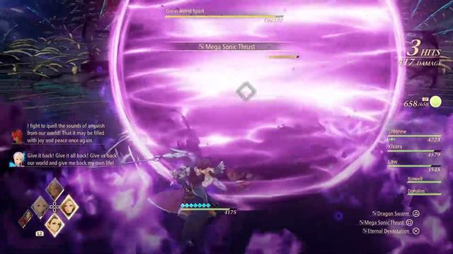 Tales Of Arise - Great Astral Spirit Boss Fight смотреть онлайн