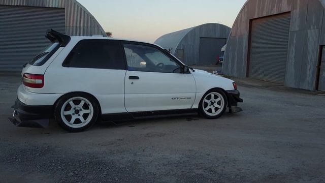 Starlet EP82 GT turbo Fly Around Footage Short FIlm смотреть онлайн