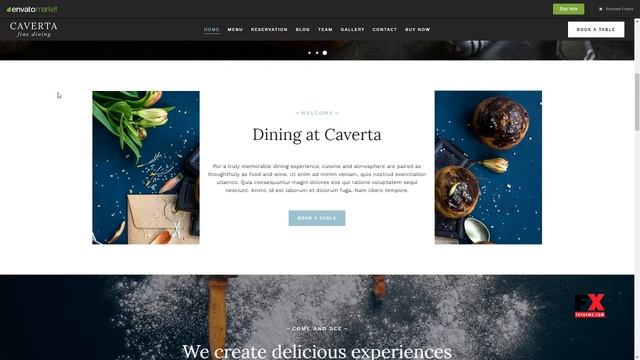 Caverta - Fine Dining Restaurant WordPress Theme Amos Irving смотреть онлайн