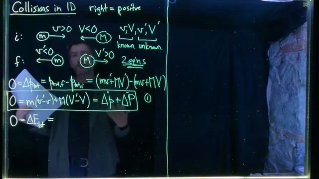 LEC 8A Collisions in 1D Conservation of Momentum & Energy смотреть онлайн