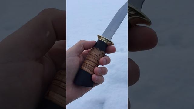 Нож Щука !!! Сталь 95х18 (нержавейка) . Классика!!! смотреть онлайн