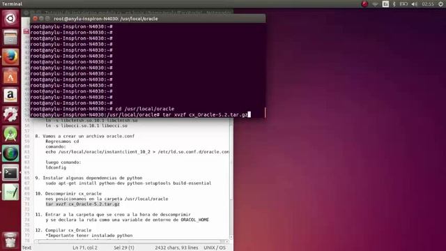 Instalacion de modulo cx Oracle смотреть онлайн