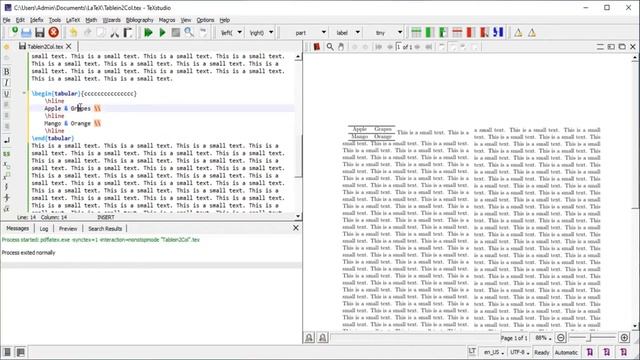 Large Tables in 2 Column LaTeX Documents смотреть онлайн