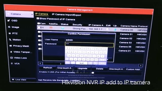 Hikvision NVR IP camera delete and add IP camera with NVR смотреть онлайн