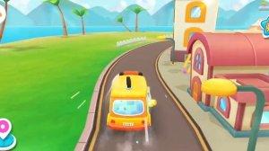 Школьный автобус. Baby Bus отвёз всех в школу #babybas