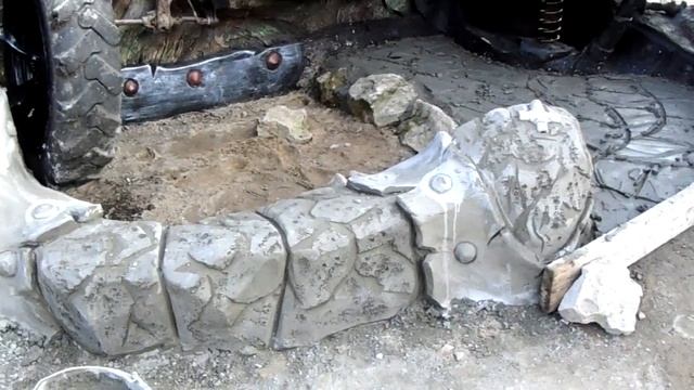 как сделать леса для оформления фасада под скалу лепка арт бетон. смотреть онлайн