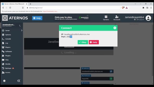 Como crear un servidor para Minecraft Bedrock y Java en aternos Tutorial Minecraft смотреть онлайн