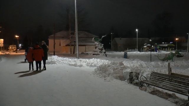 Вечерняя,зимняя Коноша. 2019г. смотреть онлайн