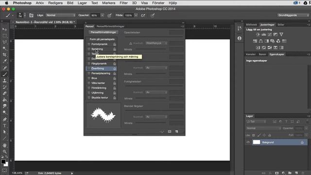 Verktygen I Photoshop 10 Penselverktygen Del 1 Film 3 Penseldialogen