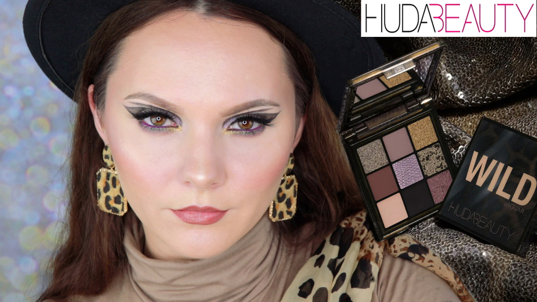 HUDA BEAUTY WILD OBSESSIONS JAGUAR PALETTE  Свотчи и Макияж  Huda Beauty Wild Obsessions