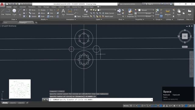 AutoCAD - Complete Tutorial for Beginners - Exercises 4 смотреть онлайн