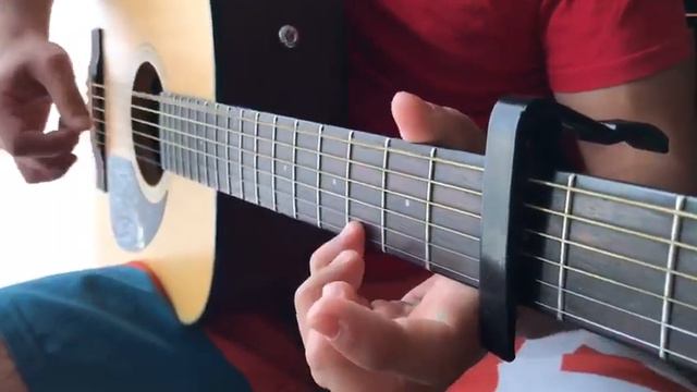 Something Just Like This - Fingerstyle - Fender CD-100 смотреть онлайн