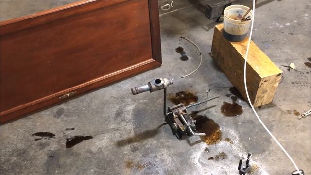 MICRO Waste oil burner design( nozzle position acquisition) Combustion chamber Modification . смотреть онлайн