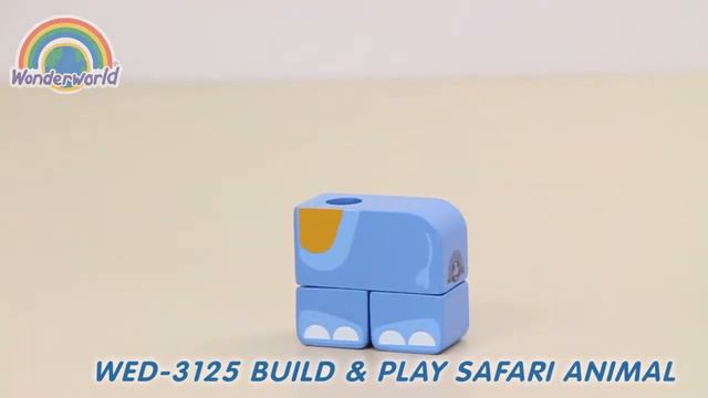 Деревянный конструктор "Сафари" Wonderworld WED-3125 смотреть онлайн