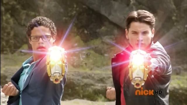 Power Rangers Megaforce - Red and Blue Rangers Morph 1 | Power Rangers Official смотреть онлайн