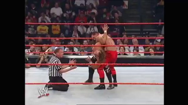 Chris benoit vs Shawn michaels Raw 2/16/2004
