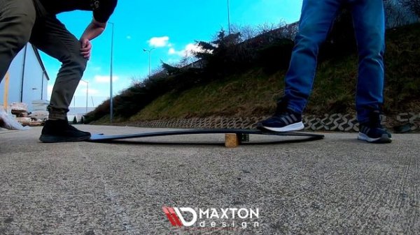 Maxton Design Racing Durability Splitter Damage Test