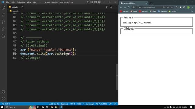 ?Array and Objects? in JavaScript Tutorial |? lect 5 смотреть онлайн