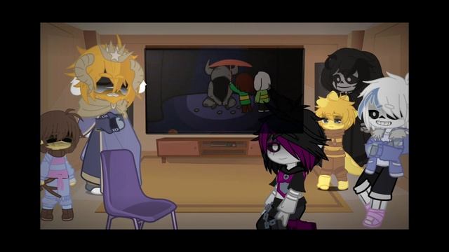 UNDERTALE REACTS TO MEMES | Chara and Asriel смотреть онлайн