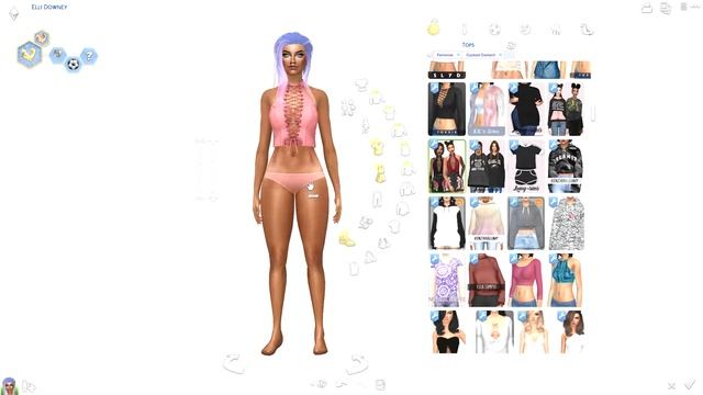 Sims 4: Cotton Candy Babe // Create A Sim [CC LINKS] смотреть онлайн
