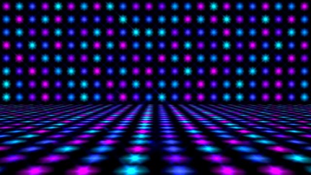 Dance Floor Lights Colors - Video Background HD Free смотреть онлайн