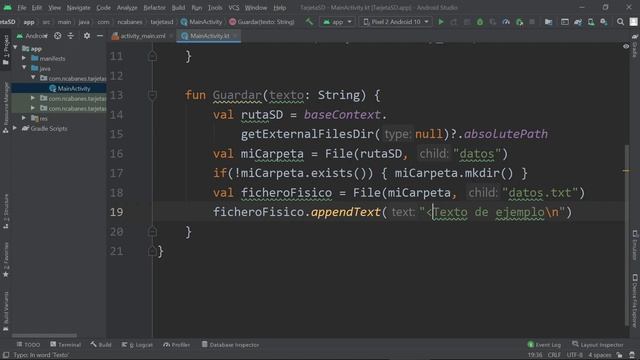Intro a Android + Kotlin 030 - Ficheros de texto en memoria interna y SD смотреть онлайн