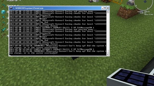 как запустить майнкрафт через кансоль часть 2 смотреть онлайн