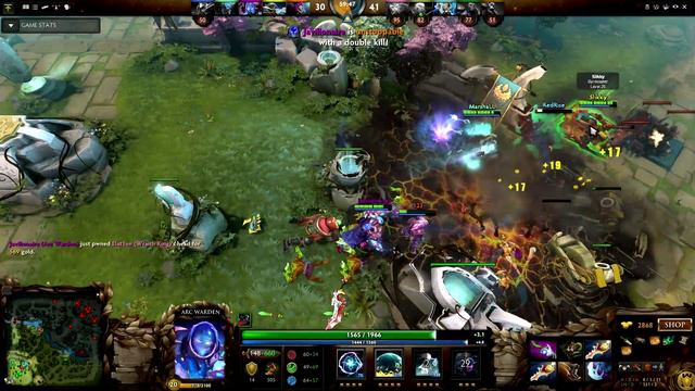Arc Warden Epic Defense! X3 Divine Rapiers EU West MMR Dota 2 смотреть онлайн