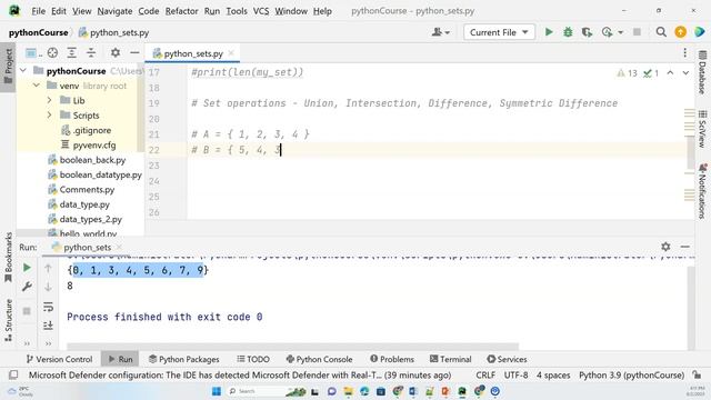 Python Sets: A Deep Dive into Uniqueness and Order смотреть онлайн