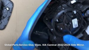 2021-2024 KIA Carnival Side Mirror KA4 Side Cover Removal, Fix, Tearing Down, Disassembling, Repair