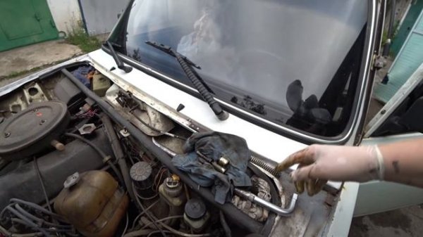 Ремонт главного цилиндра сцепления БЕЗ СНЯТИЯ  ВАЗ классика 2101-07