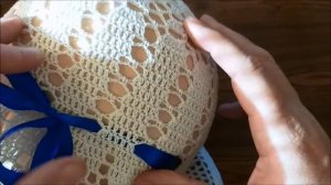 Летняя шляпка крючком  Часть 3