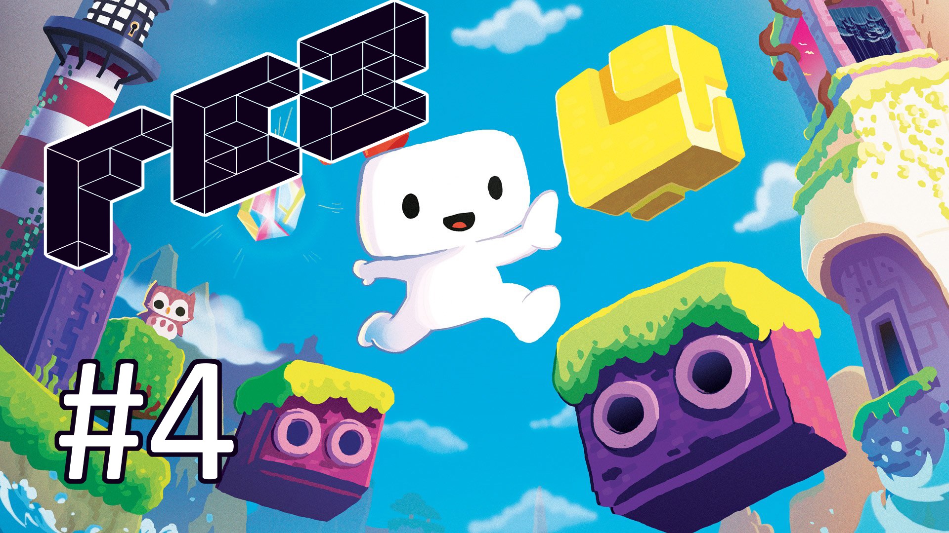 Прохождение FEZ - Кубики 11-16