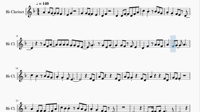 Clarinet Sheet Music: How to play Sailor Moon Theme Song by Tetsuya Komoro смотреть онлайн