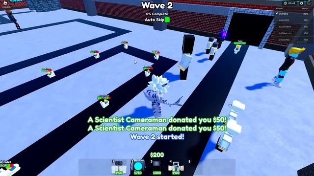 Skibidi toilet but its roblox tower defense.. смотреть онлайн