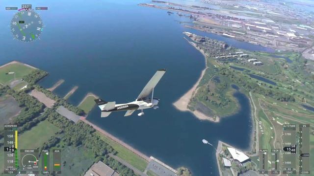 FLY OVER NEW YORK CITY | AERIAL VIEW | FLIGHT SIMULATOR 2023 | 4K GAMEPLAY смотреть онлайн
