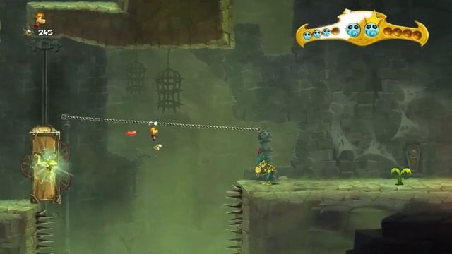 Прохождение Rayman Legends (100%) |Как пристрелить дракона| #7