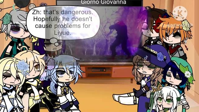 Genshin impact react to Y/n as Gojo Satoru ./ Blood, spoilers for JJK, violence, crying, drama. смотреть онлайн